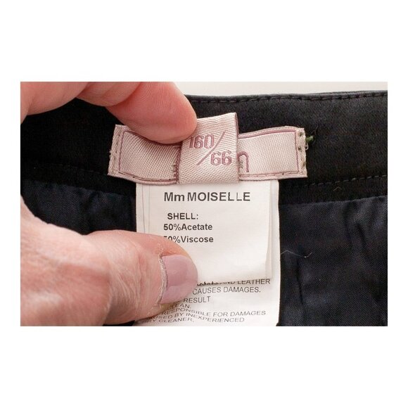 MM MOISELLE Sequin & Chiffon Trim Satin Dress Pants Y2K - Picture 9 of 10